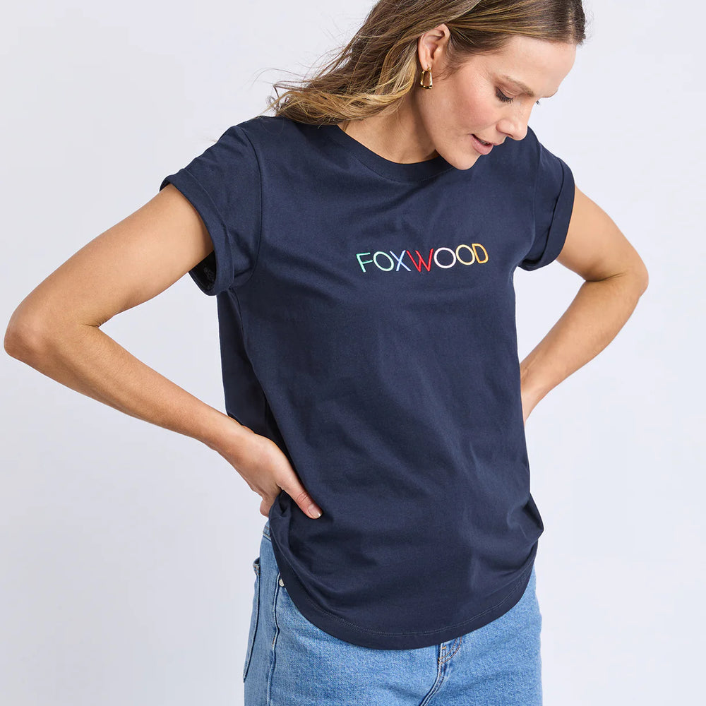 
                  
                    SIGNATURE TEE-Confetti Tee -Navy
                  
                