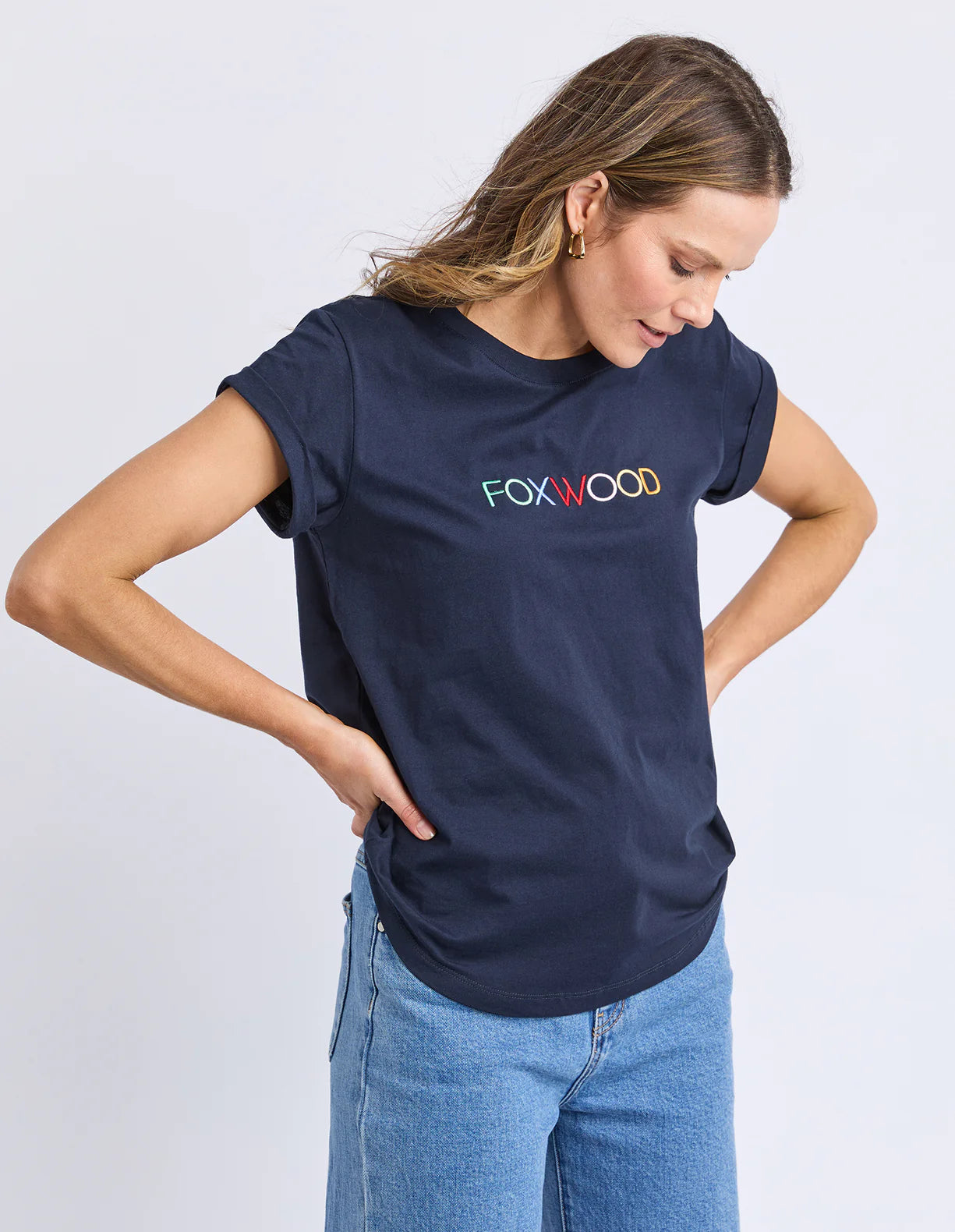 
                  
                    SIGNATURE TEE-Confetti Tee -Navy
                  
                