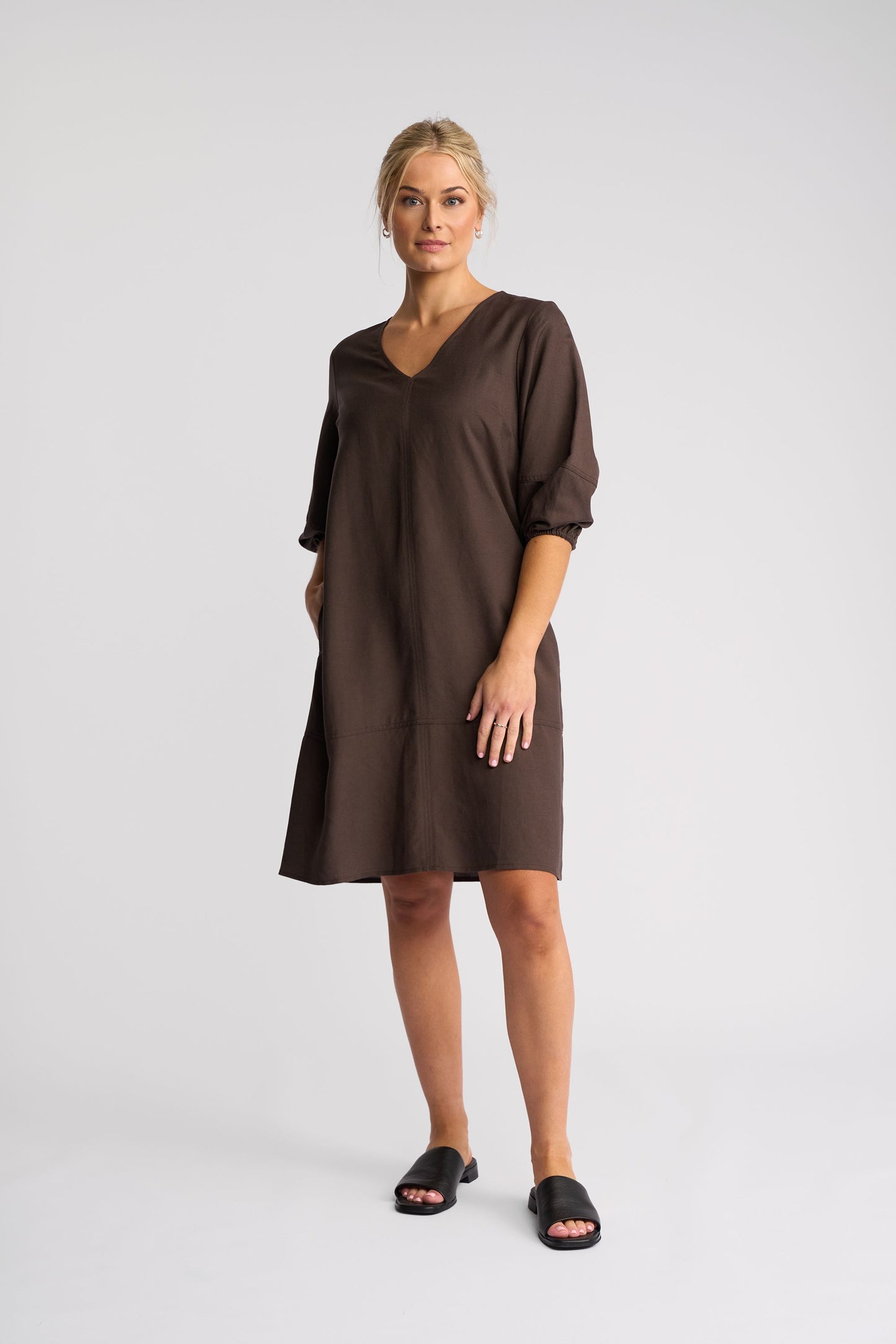 
                  
                    VASSALLI NEWMAN DRESS-CHOCOLATE
                  
                
