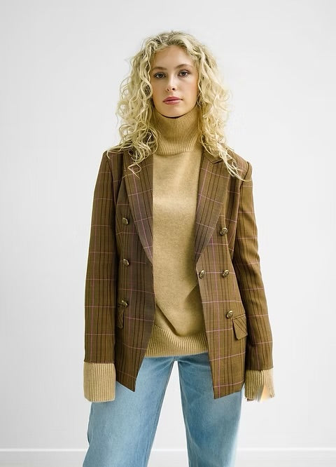 
                  
                    CHARLOTTE BLAZER CHOCOLATE PLAID (Pre Order End Feb)
                  
                