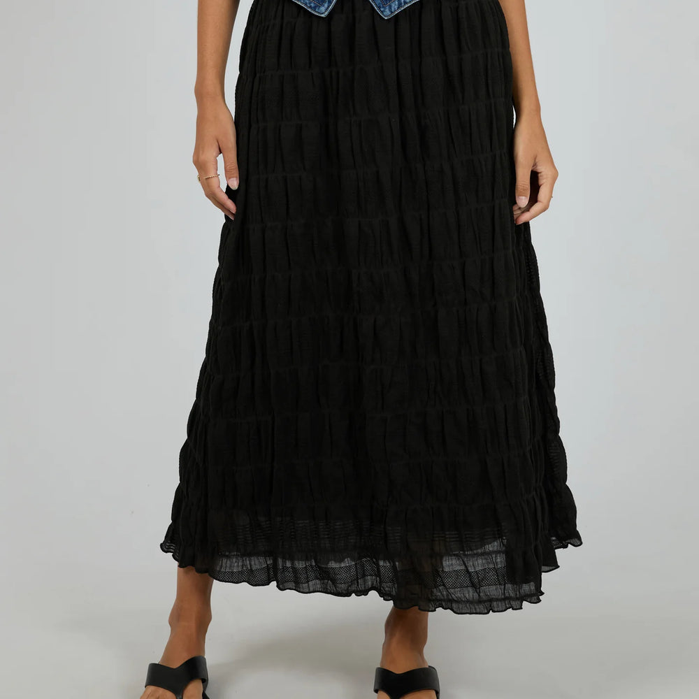 
                  
                    Maude Maxi Skirt Black
                  
                