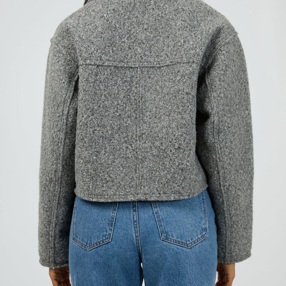 
                  
                    Bennet Crop Jacket Grey Marle
                  
                