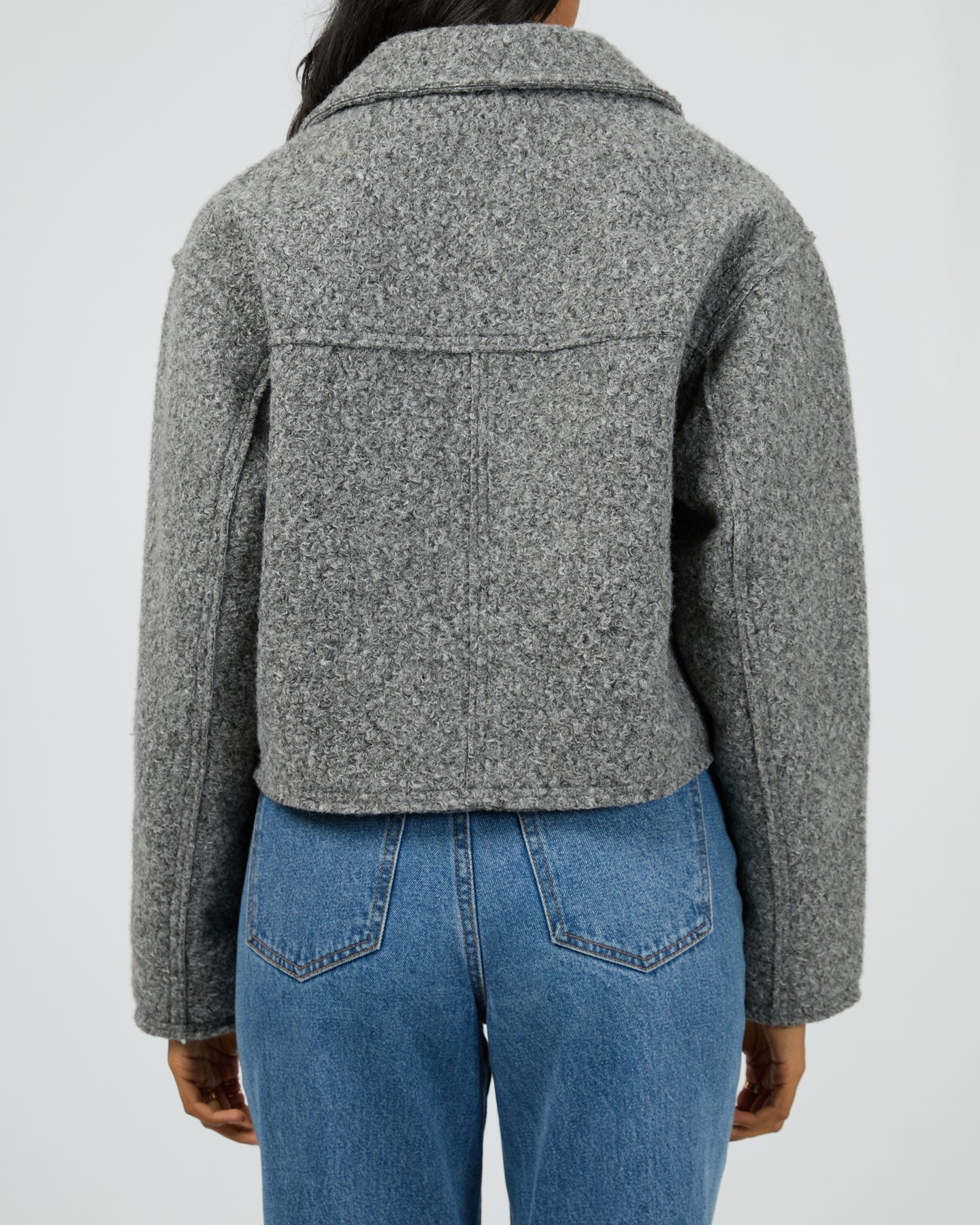 
                  
                    Bennet Crop Jacket Grey Marle
                  
                