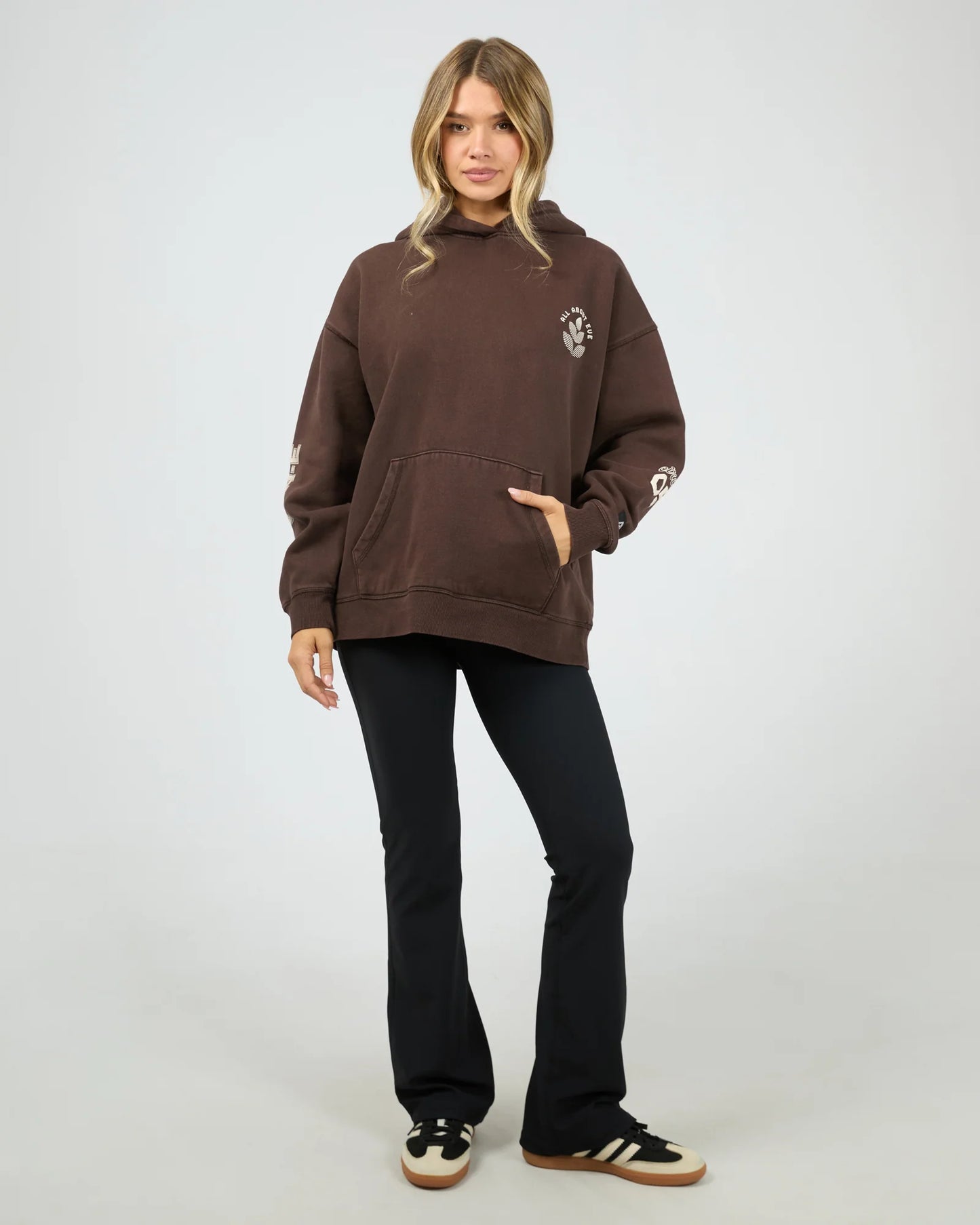 
                  
                    ALL ABOUT EVE SERENE HOODIE-BROWN
                  
                