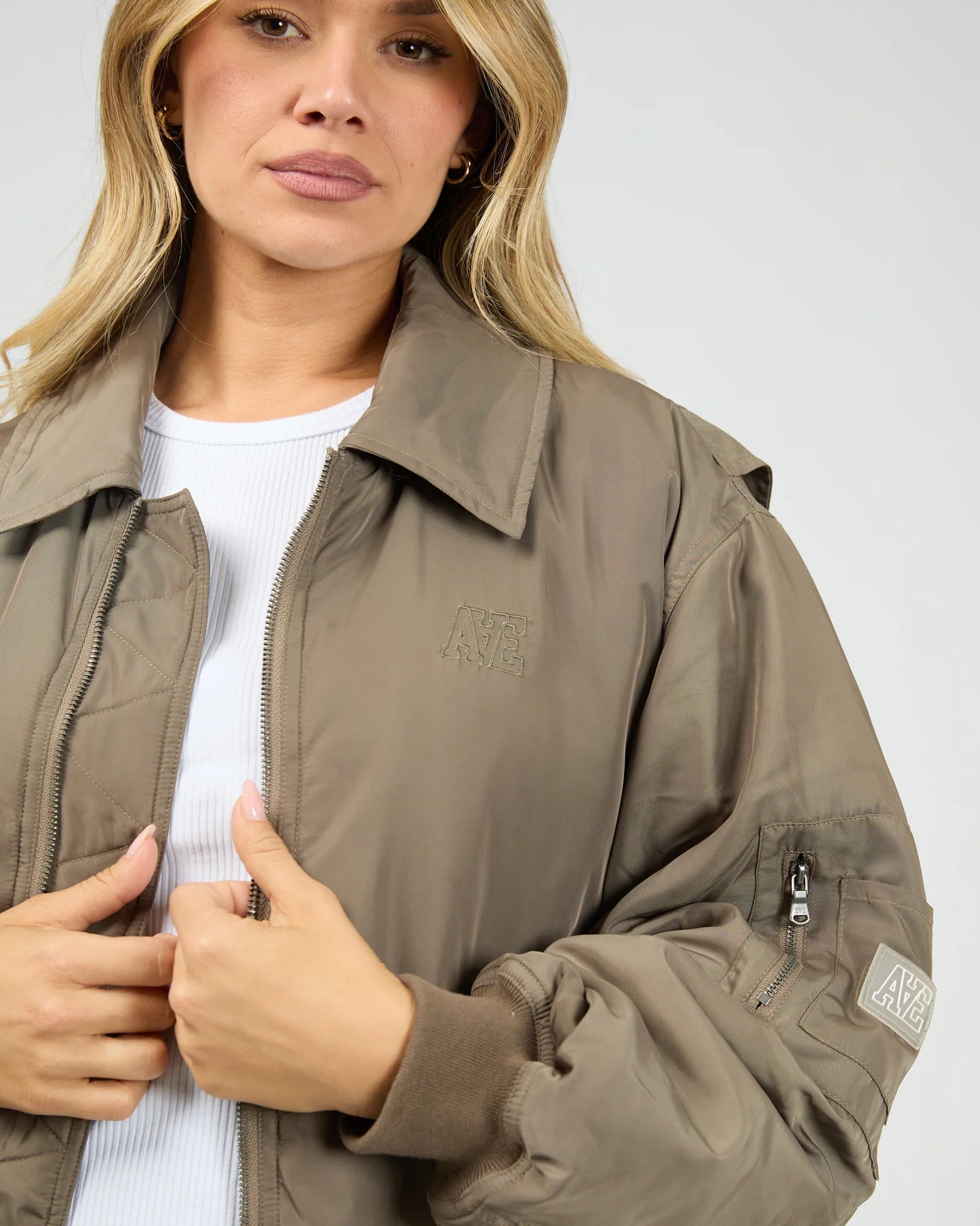 
                  
                    ALL ABOUT EVE Active Luxe Bomber Mocha-PRE ORDER DUE LATE MARCH
                  
                