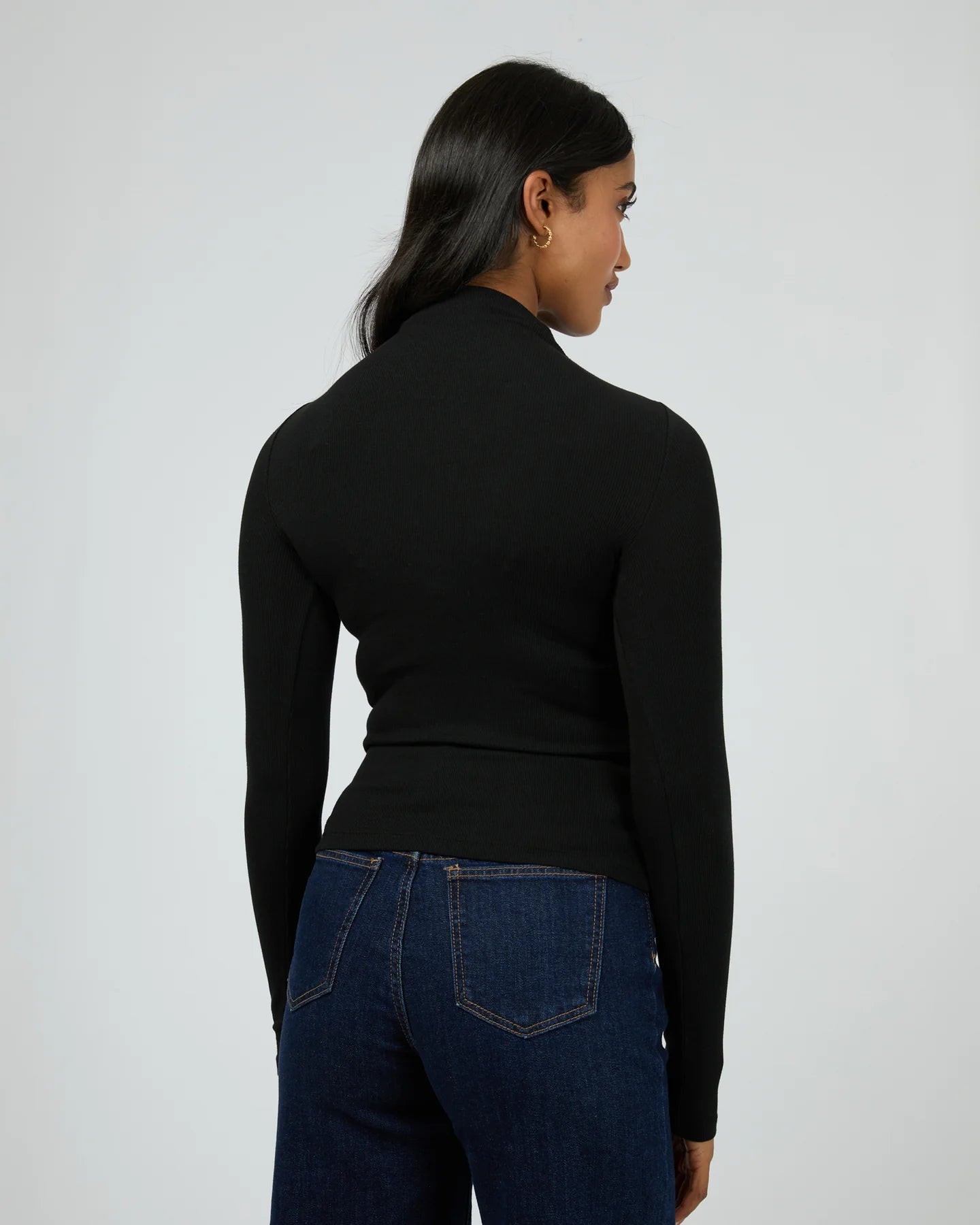 
                  
                    Icon Mock Neck L/S Top Black
                  
                
