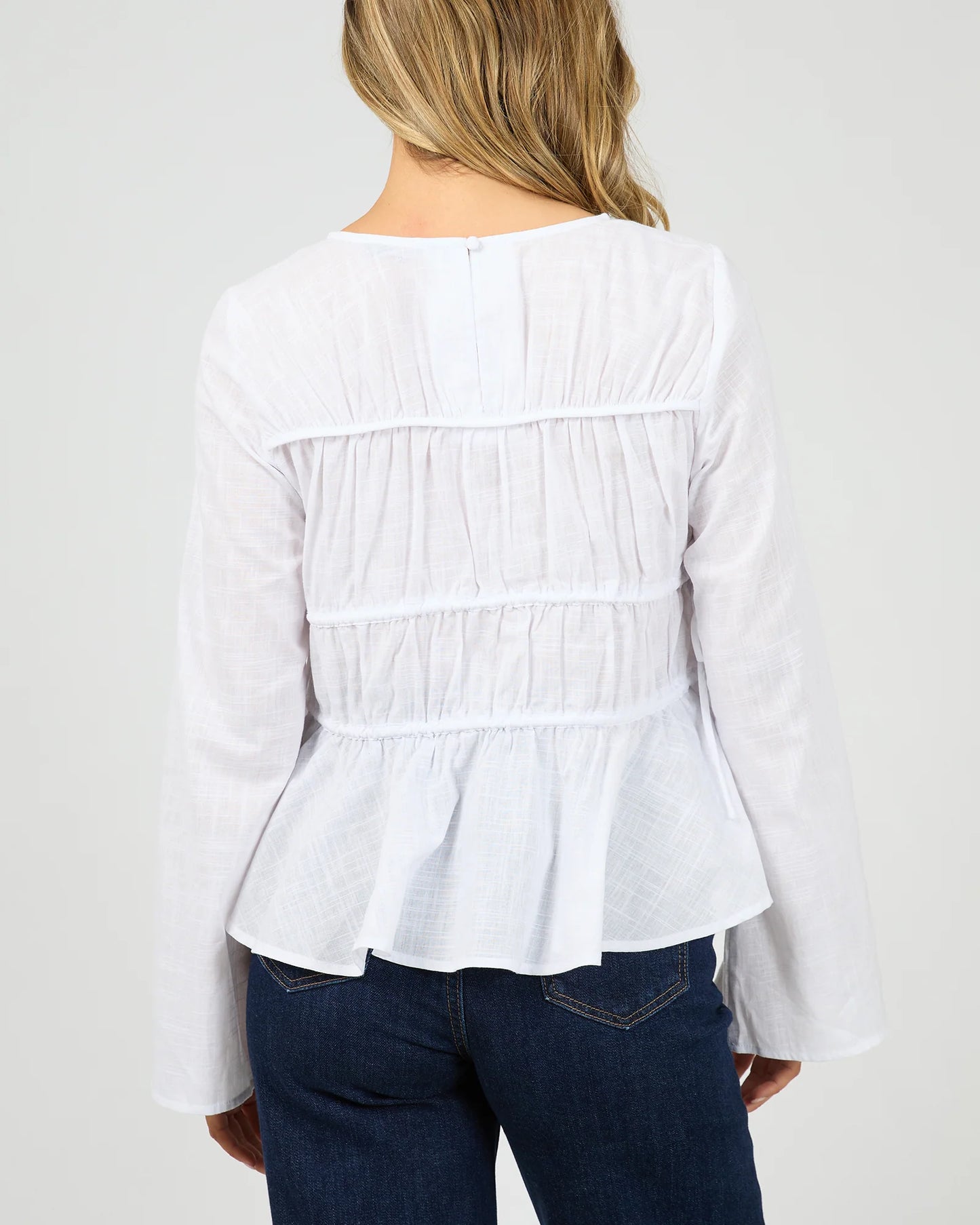
                  
                    ALL ABOUT LOU LOU TIE LS TOP-White
                  
                
