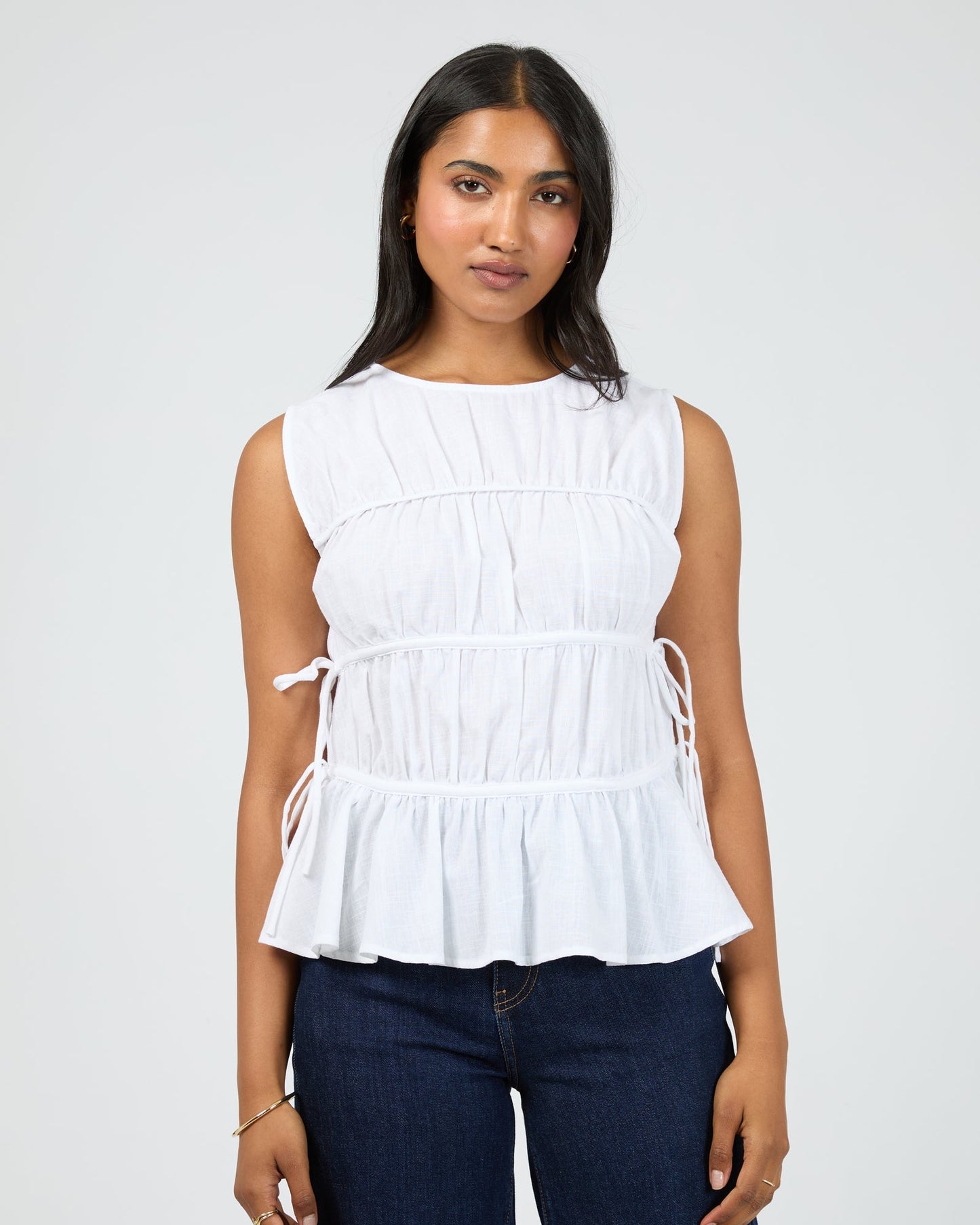 
                  
                    AAE | Lou Lou Tie Top - White
                  
                