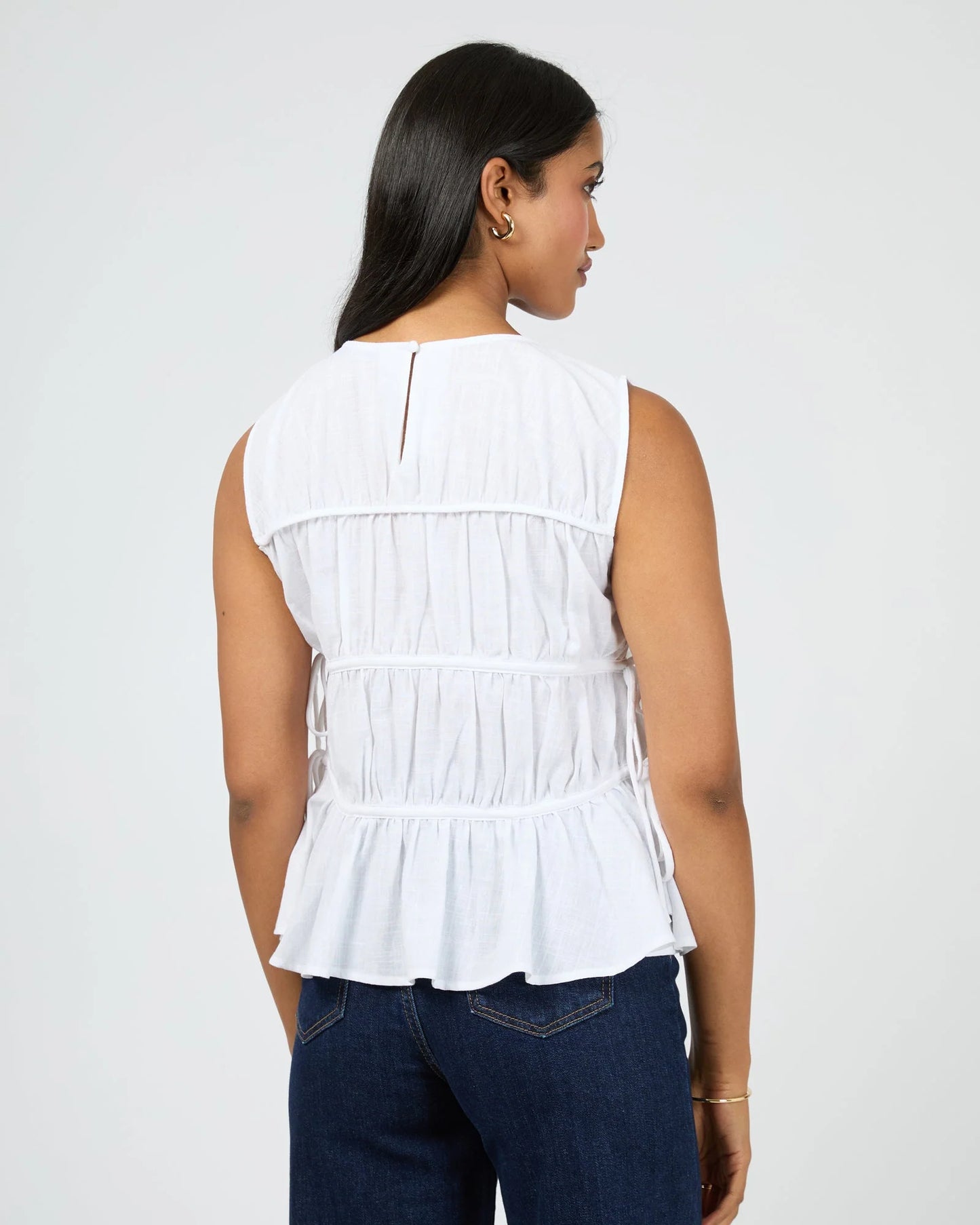 
                  
                    AAE | Lou Lou Tie Top - White
                  
                