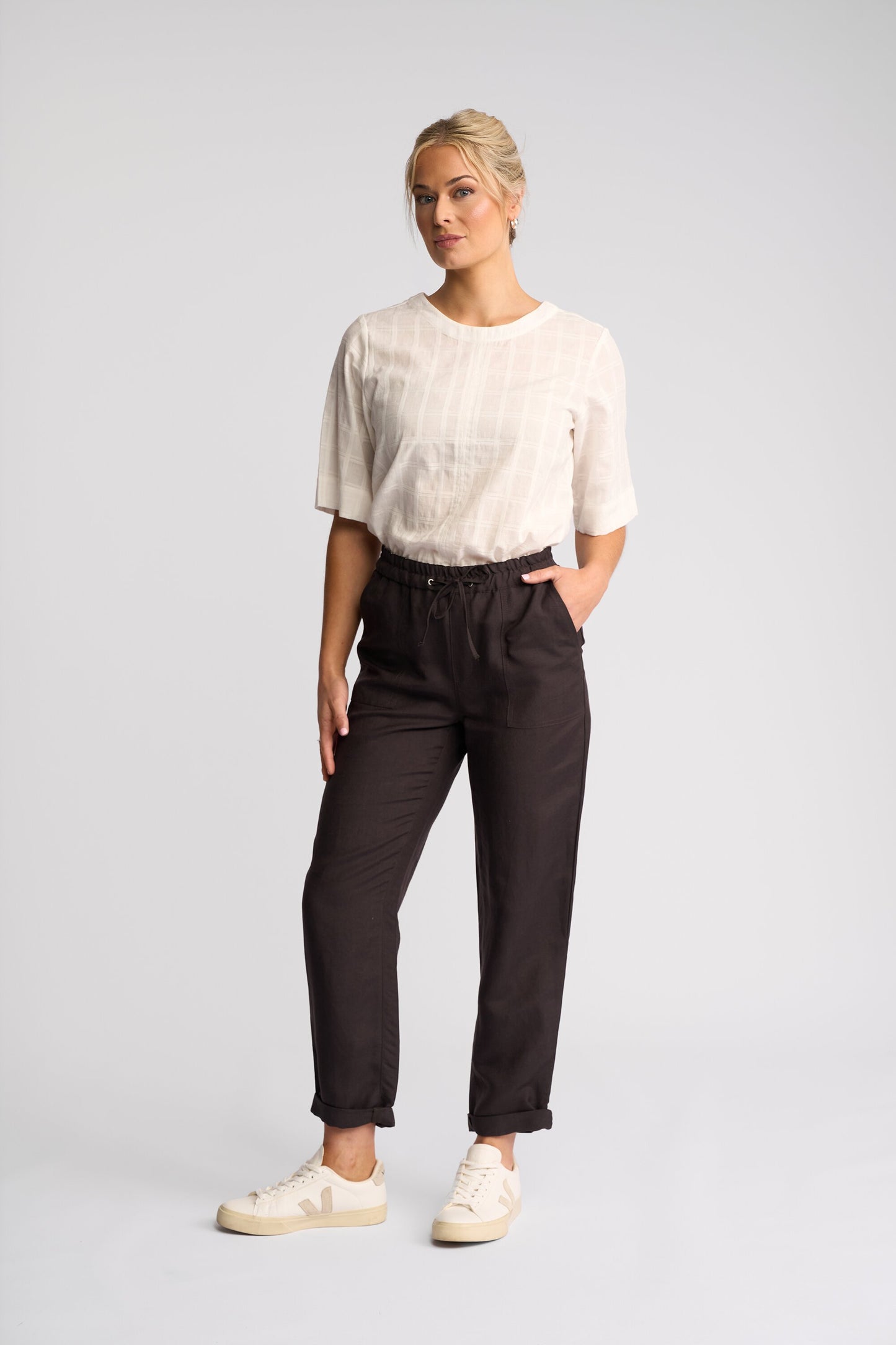 
                  
                    VASSALLI OXFORD PANT-CHOCOLATE
                  
                