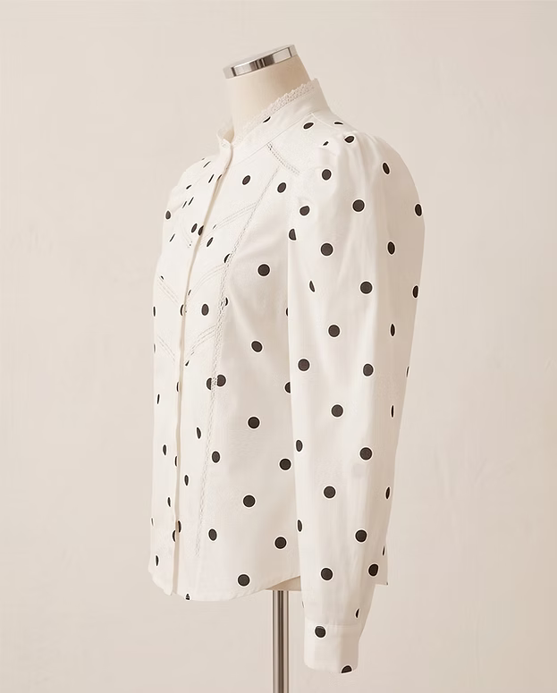 
                  
                    Letitia Blouse-Black spot
                  
                