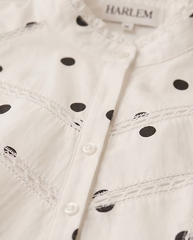 
                  
                    Letitia Blouse-Black spot
                  
                
