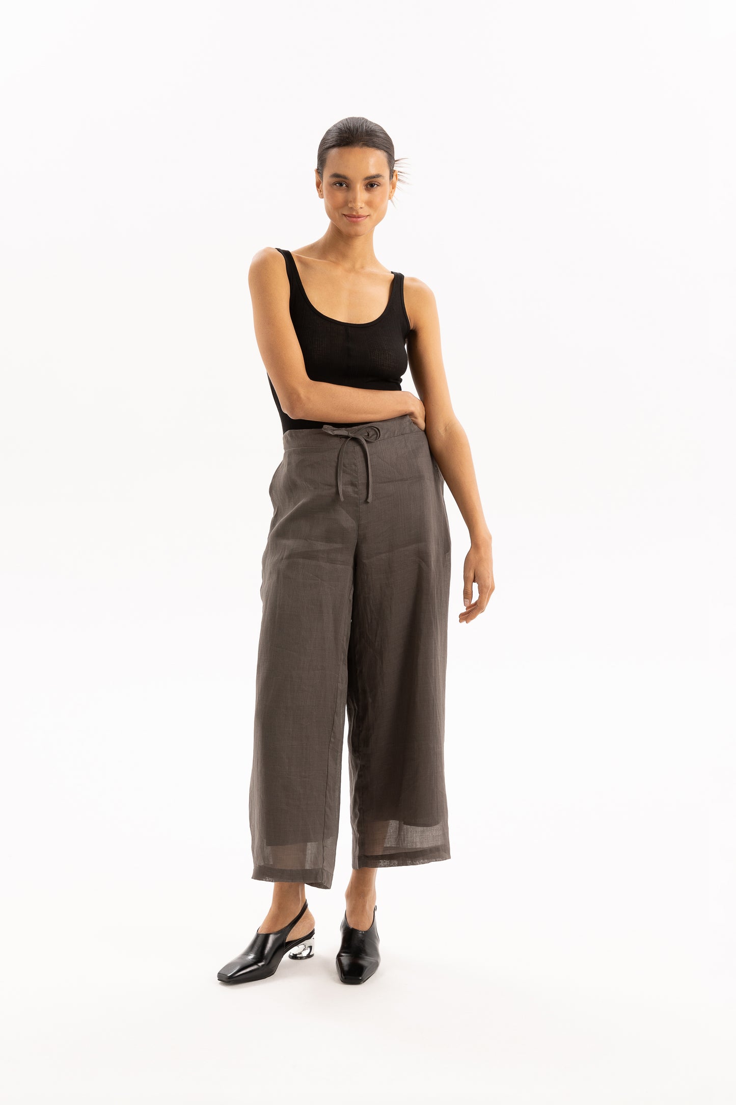 
                  
                    MILLY PANTS-CHARCOAL
                  
                
