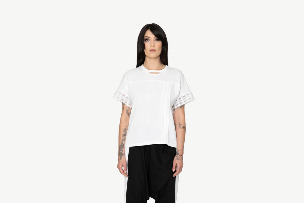 Bone & Arrow Bone & Arrow  Aeris Top-White