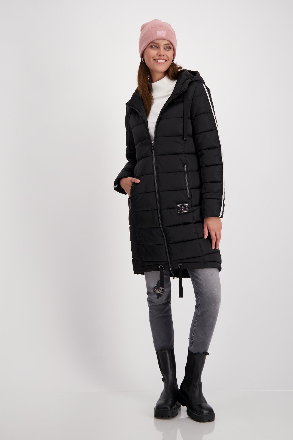 
                  
                    Monari  Black Padded 'Yes' Coat 808246
                  
                