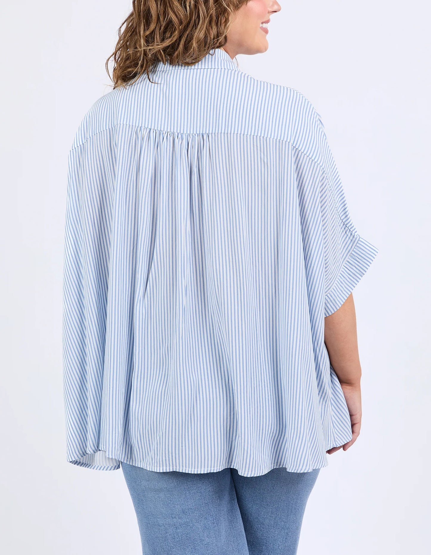 
                  
                    Luna Shirt Dusk Blue & White Stripe
                  
                