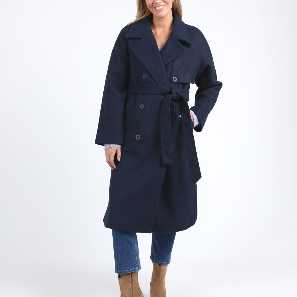 
                  
                    Elm Clemence Coat -Navy
                  
                