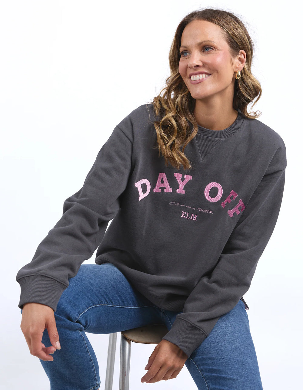 DAY OFF CREW -Washed Black -Pre Order Due Mid May