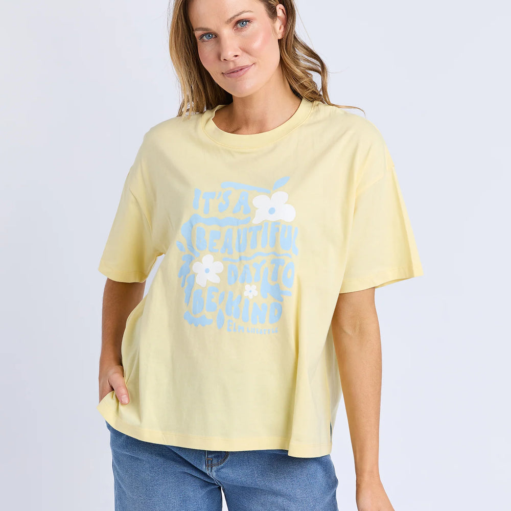 
                  
                    Beautiful Day Tee Lemon
                  
                