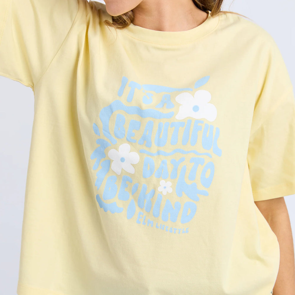 
                  
                    Beautiful Day Tee Lemon
                  
                