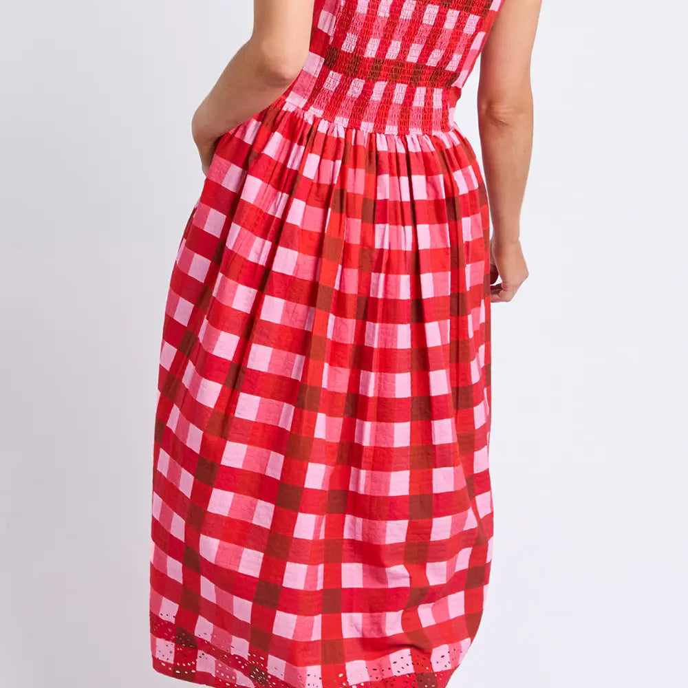 
                  
                    EDIN DRESS -POPPY CHECK
                  
                