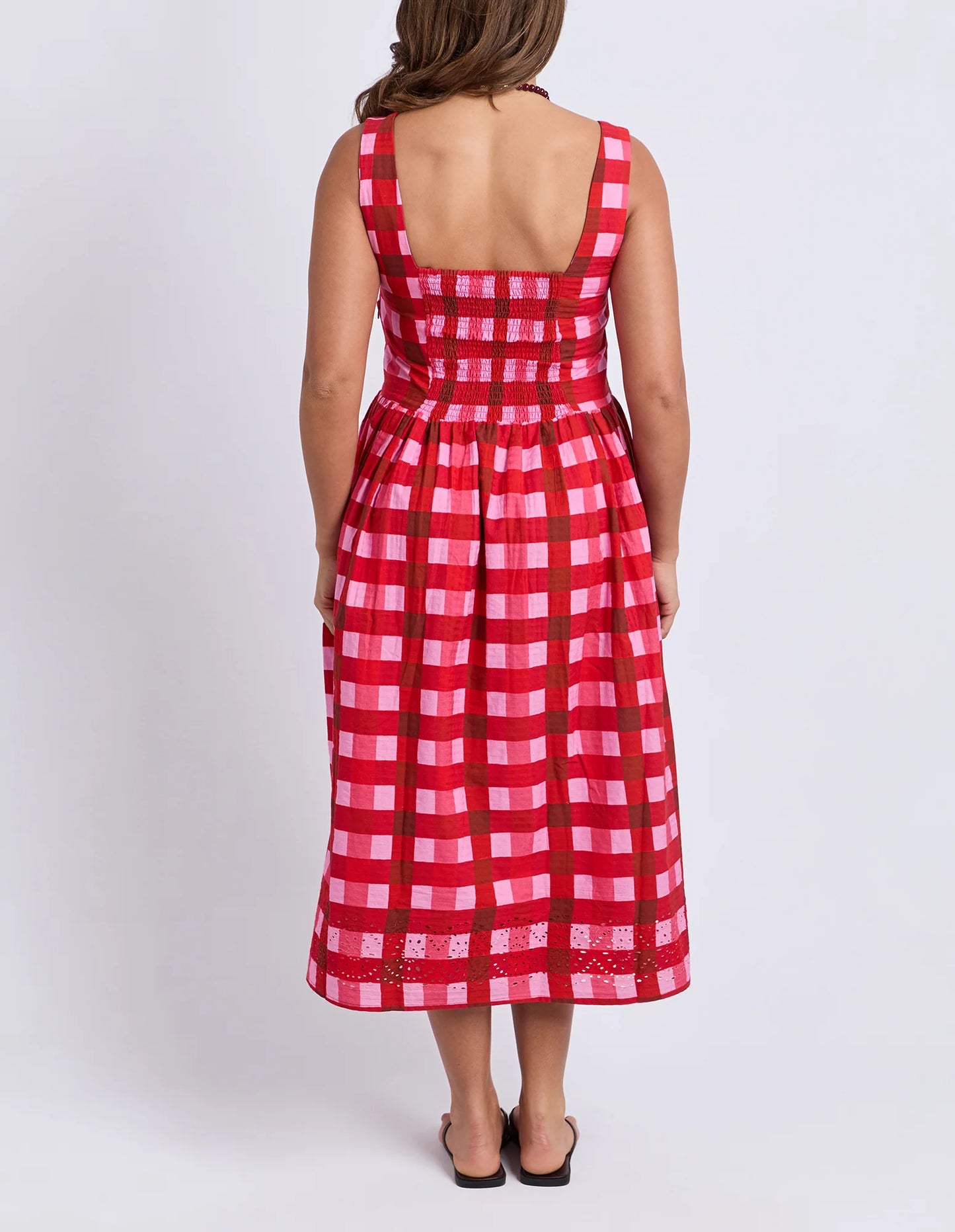 
                  
                    EDIN DRESS -POPPY CHECK
                  
                