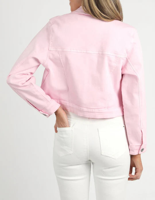 
                  
                    Hazel Denim Jacket PINK
                  
                