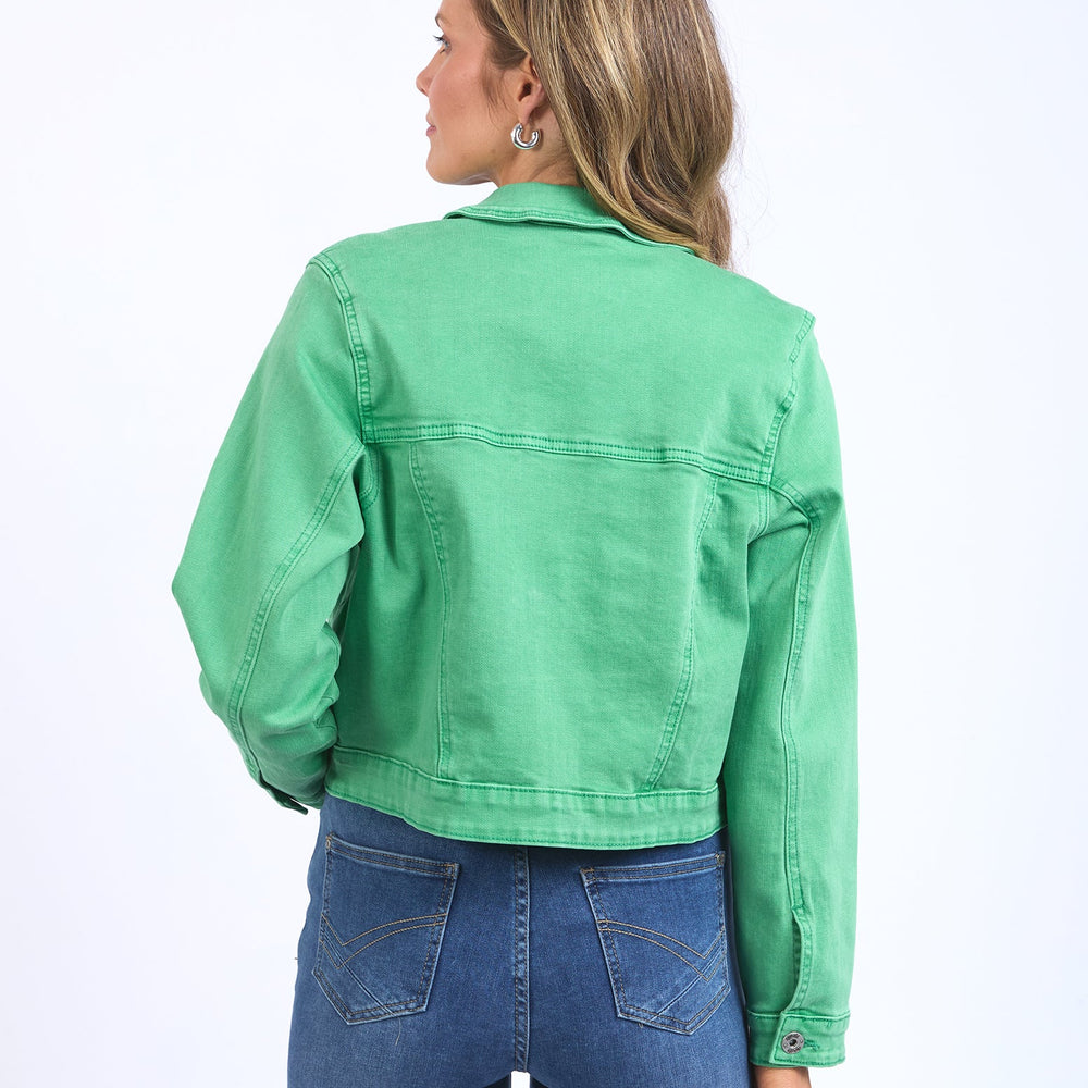
                  
                    Hazel Denim Jacket Greenbriar
                  
                