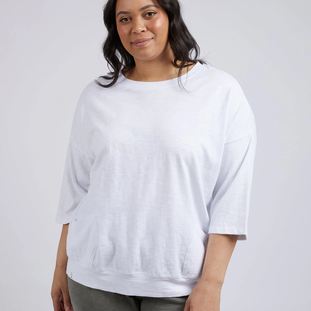 
                  
                    Mazie Sweat White
                  
                