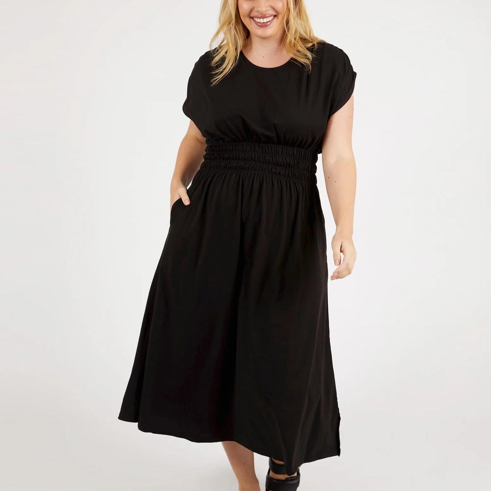 
                  
                    Nelle Midi Dress Black
                  
                