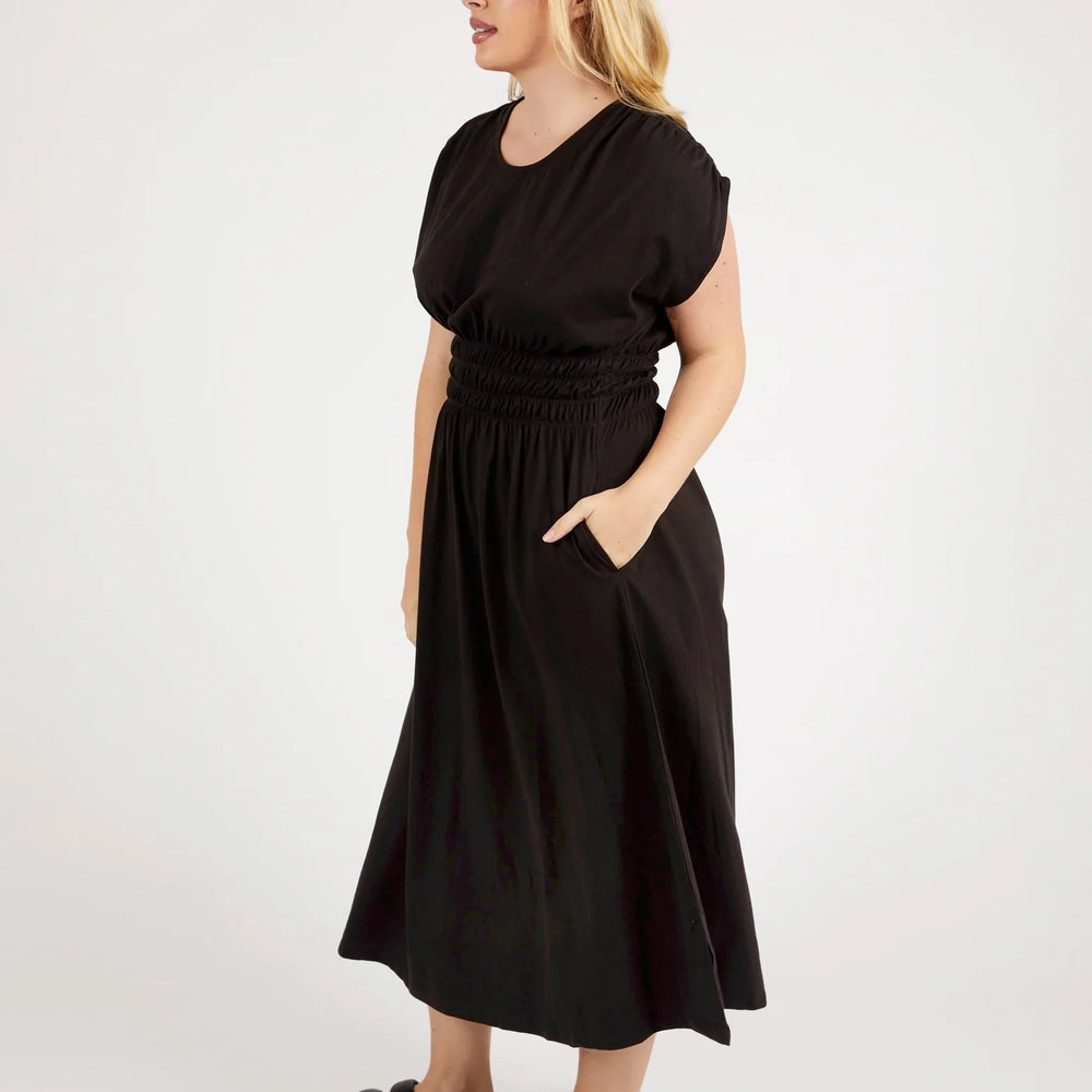 
                  
                    Nelle Midi Dress Black
                  
                