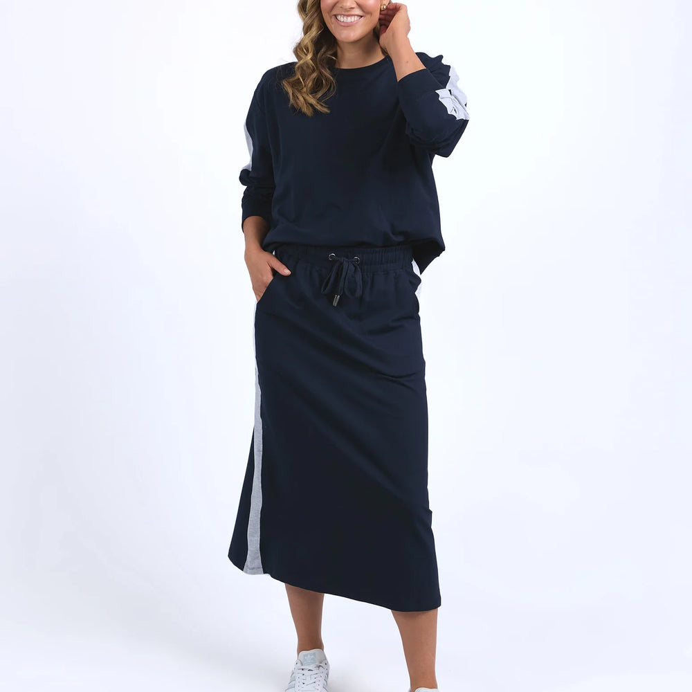 
                  
                    Sloane Fleece Skirt Navy
                  
                