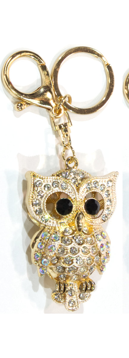 WHAT HOOT KEY RING/BAG CHARM