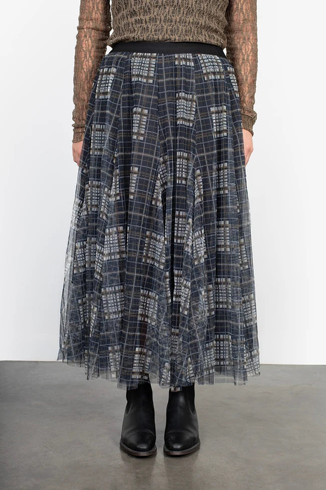 
                  
                    TILLY TULLE SKIRT - CHECK
                  
                