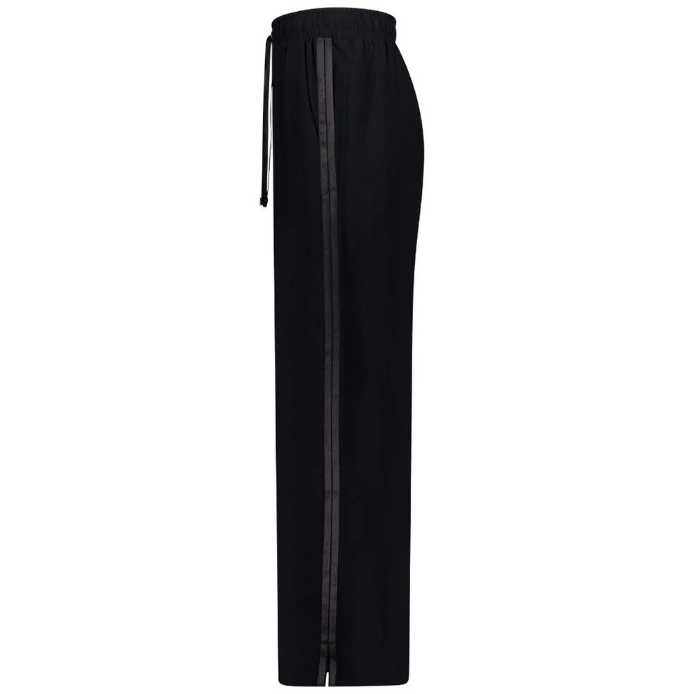 
                  
                    Indiana Women's Wide Leg Pants - Black with Satin
                  
                
