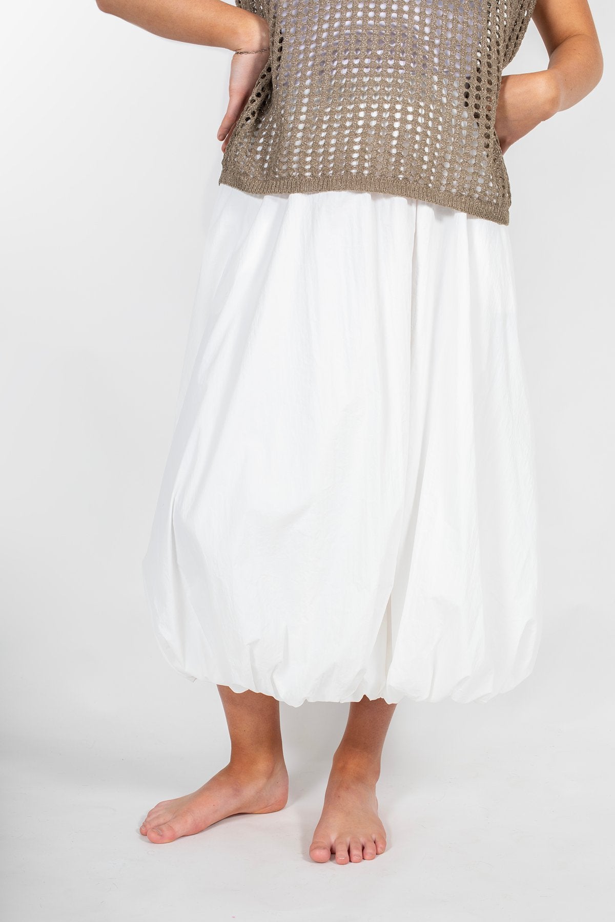 
                  
                    Bubble Skirt | White
                  
                