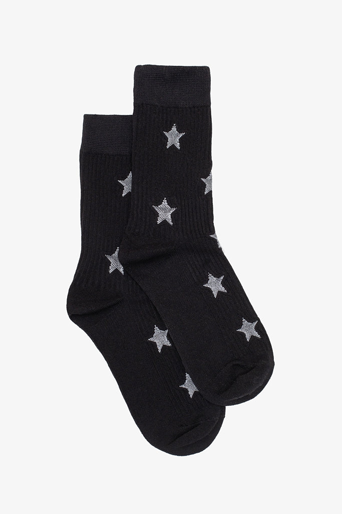 Black star sock