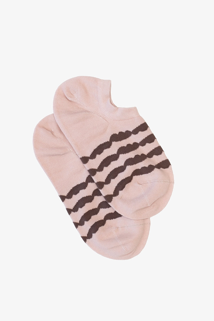 No Show sock Blush stripe