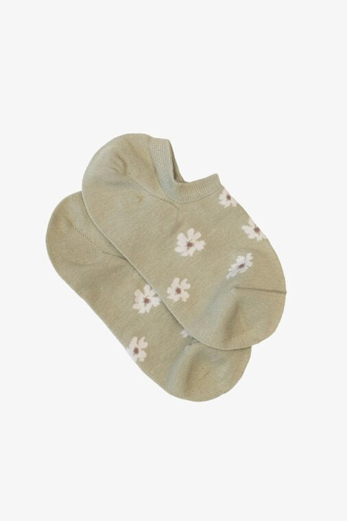 Check Ankle sock Sage Daisy