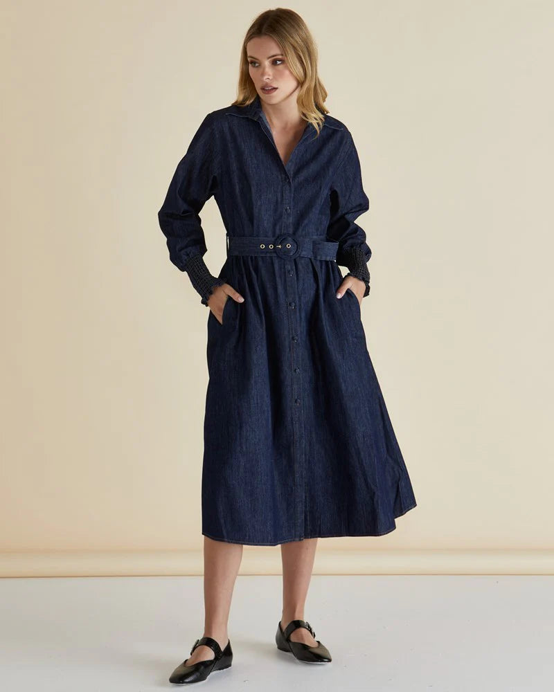 
                  
                    Denmark Denim Dress - Dark Ink Due aprox May 10
                  
                