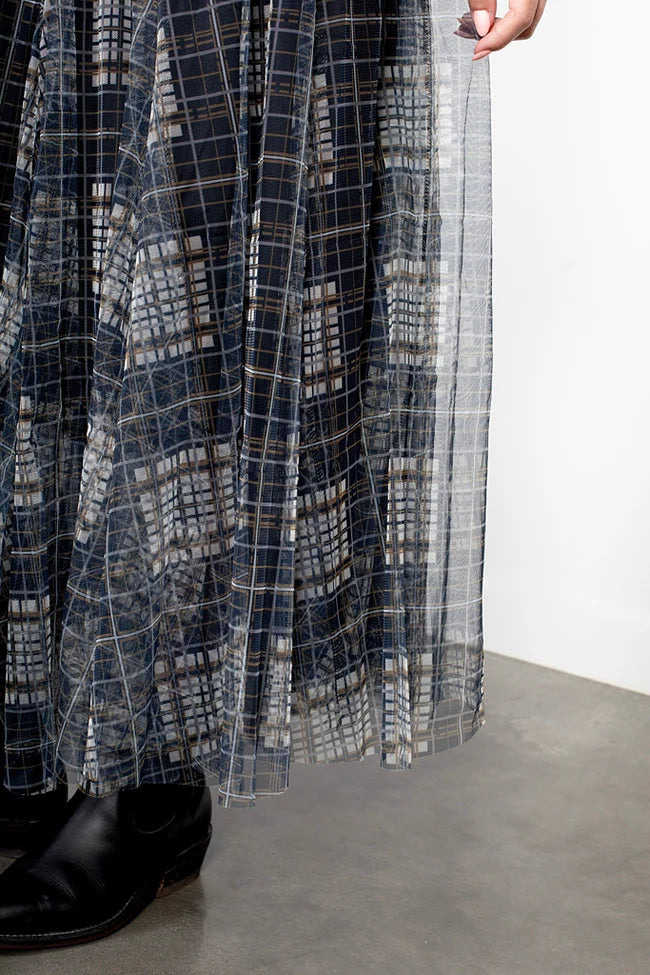 
                  
                    TILLY TULLE SKIRT - CHECK
                  
                