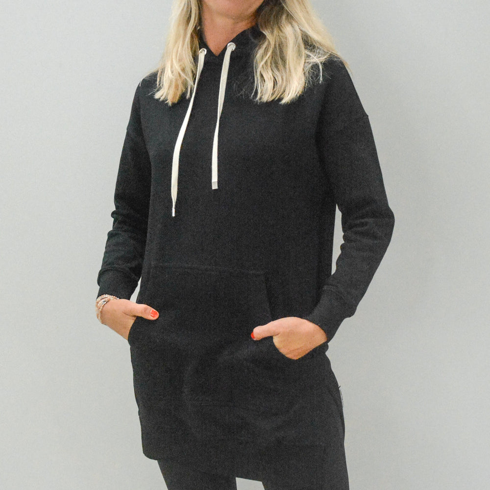 
                  
                    Cozy Up Long Womens Hoodie-Black -Pre Order due Early May
                  
                