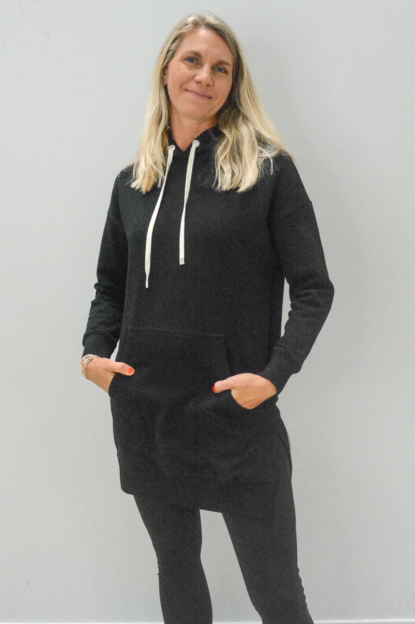 
                  
                    Cozy Up Long Womens Hoodie-Black -Pre Order due Early May
                  
                
