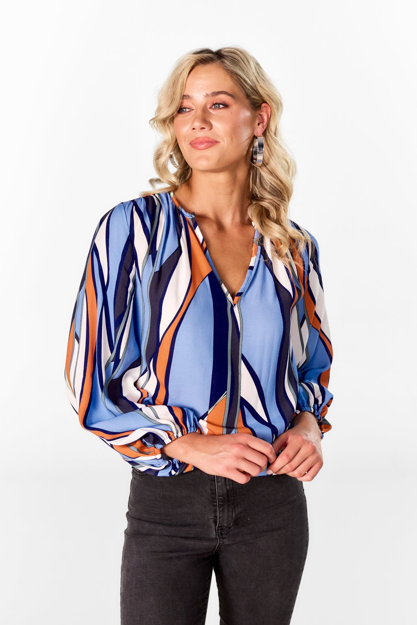 
                  
                    Venice Balloon Sleeve Top
                  
                
