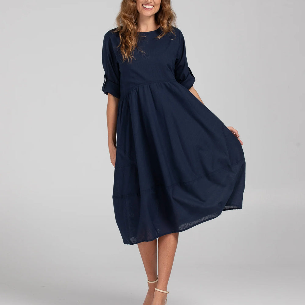 
                  
                    Guru Dress - Navy
                  
                