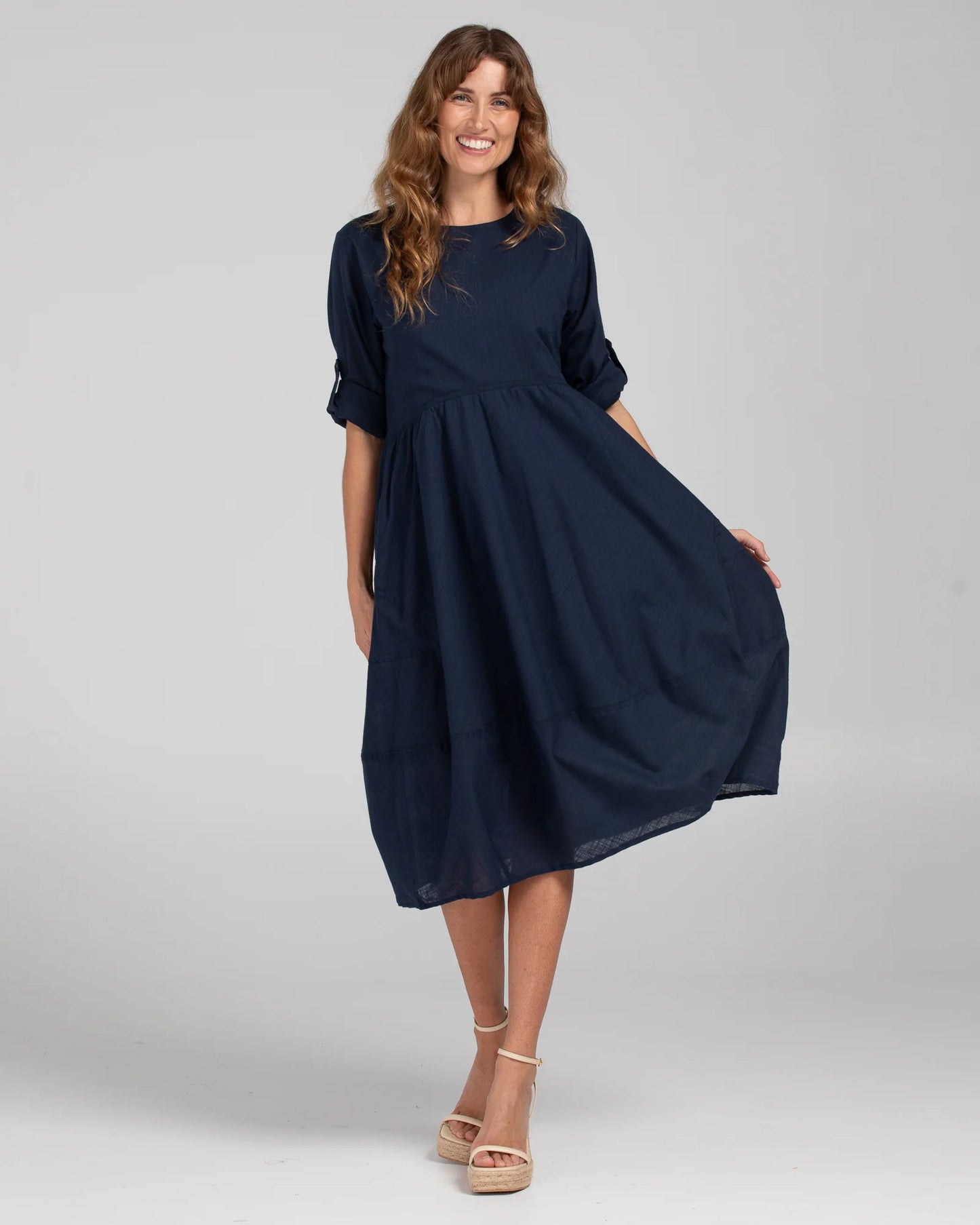 
                  
                    Guru Dress - Navy
                  
                