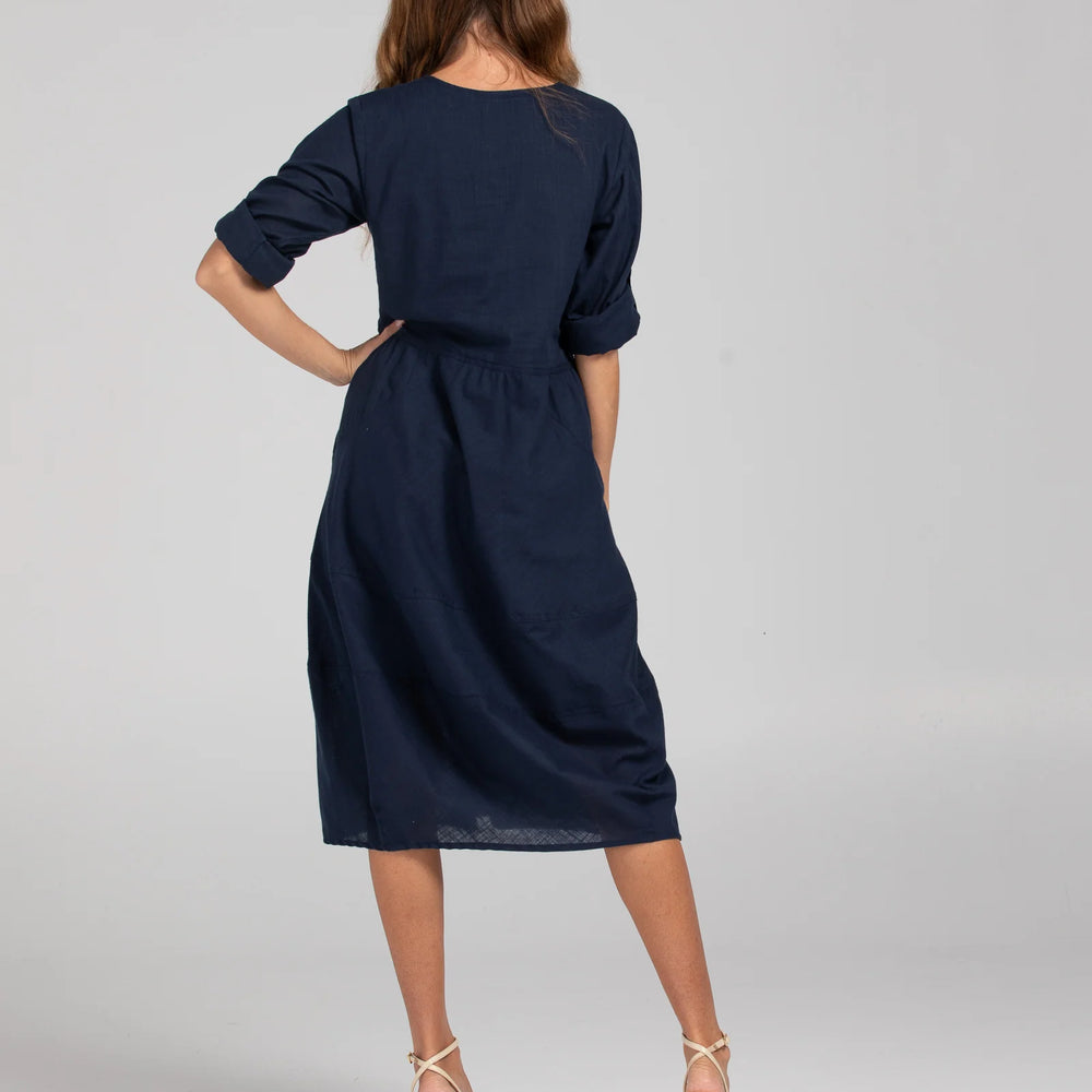 
                  
                    Guru Dress - Navy
                  
                