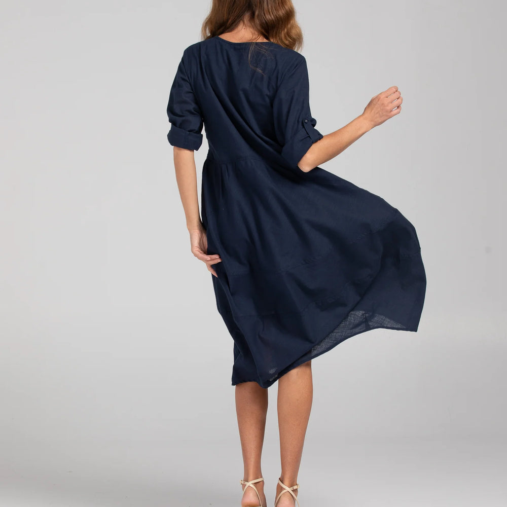 
                  
                    Guru Dress - Navy
                  
                