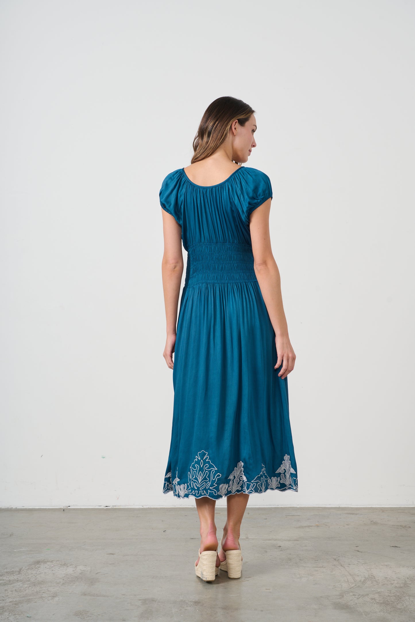 
                  
                    CZ1059 DRESS-SHIRRED WAIST-BLUE
                  
                