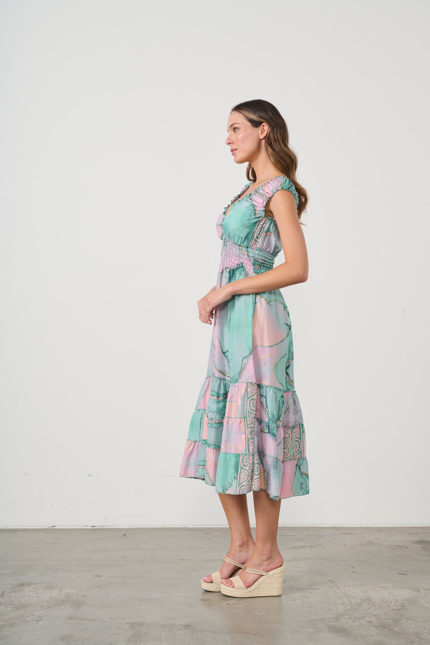 
                  
                    CZ1076 DRESS-MARBLE PRINT
                  
                